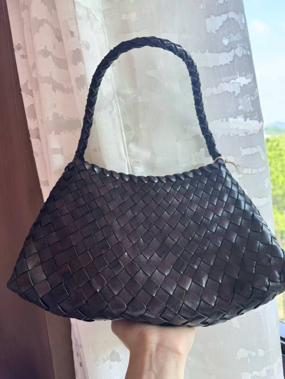 Dragon diffusion Rosanna Shoulder Bag in Dark Brown - Picture 8 of 9